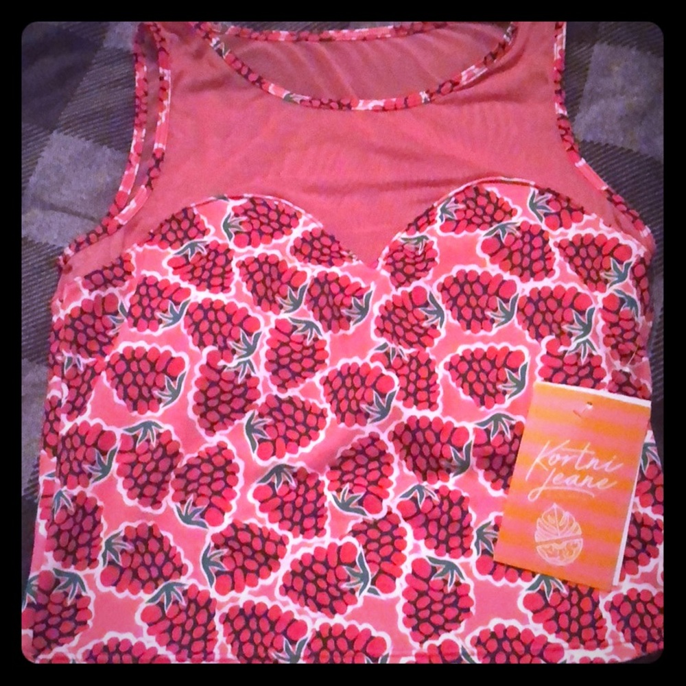 NWT Kortni Jeane Swim Top